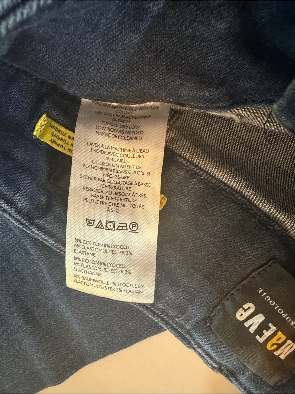 Maeve by Anthropologie The Colette Patch Pocket Wide-Leg Jeans Size 28 - Picture 9 of 13